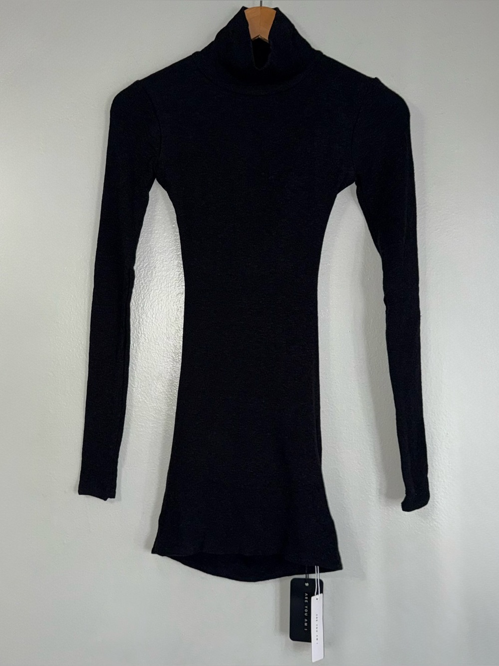 ARE YOU AM I DENZ DRESS IN BLACK - Picture 3 of 17
